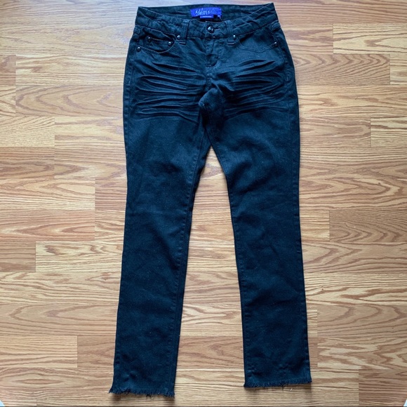NWT 🖤 Raw Hem Black Jeans - Picture 5 of 6